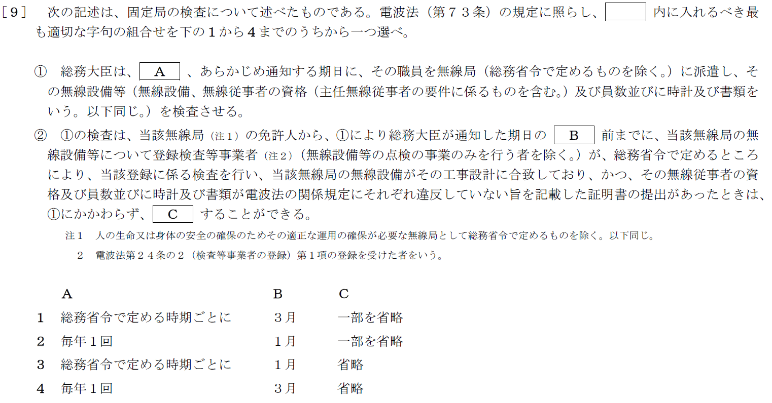 一陸特法規令和3年2月期午前[09]